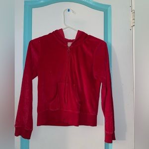 PINK REPUBLIC - Kid’s Pink Velvet Hoodie [L/16]